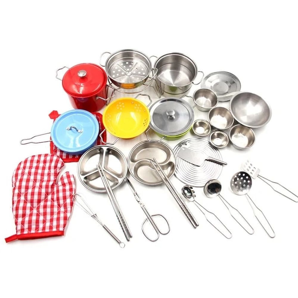 Basmah - Stainless Kitchen Play Set