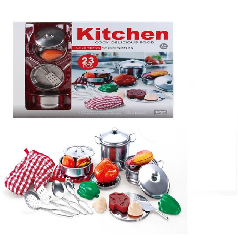 Basmah - Stainless Kitchen Play Set