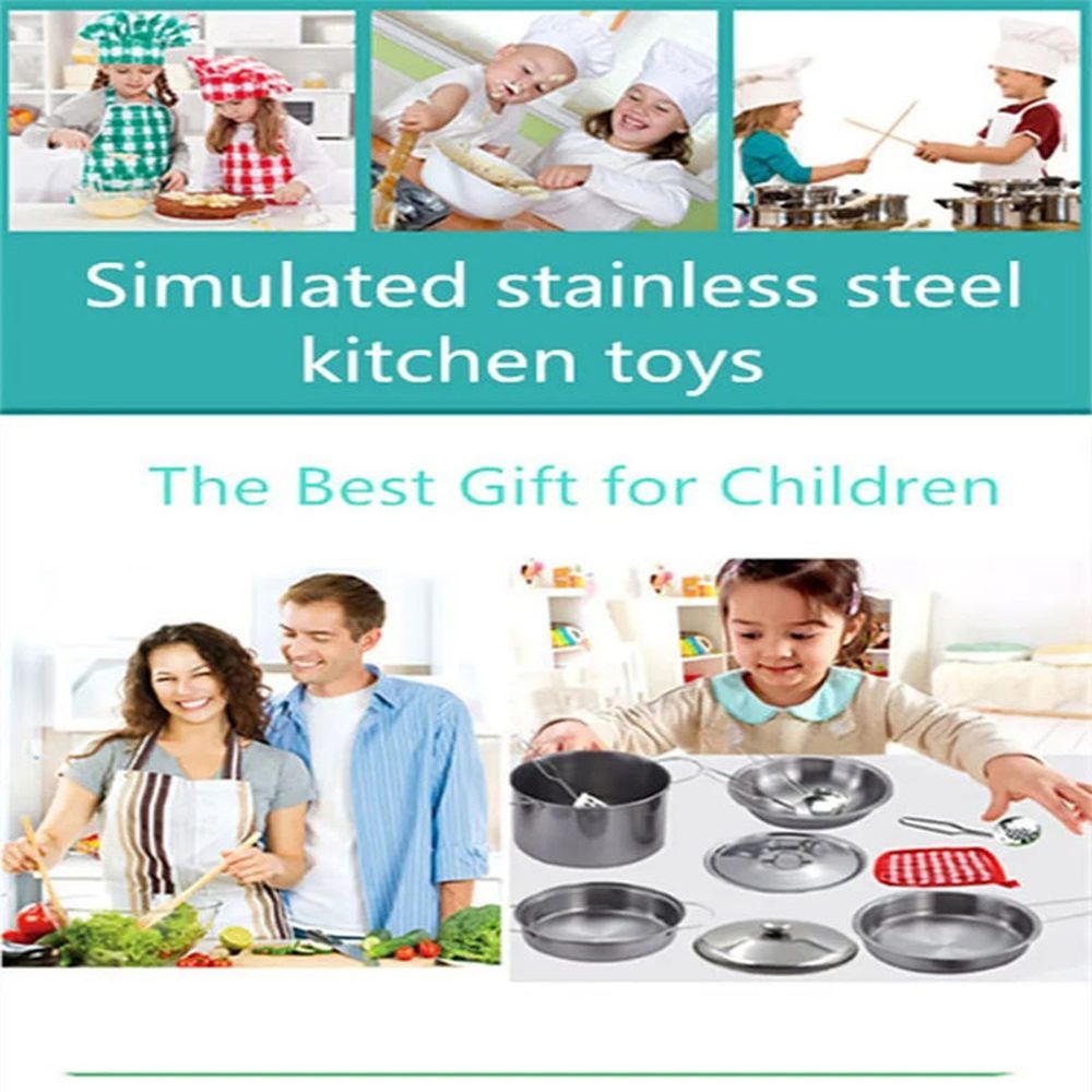 Basmah - Stainless Kitchen Play Set