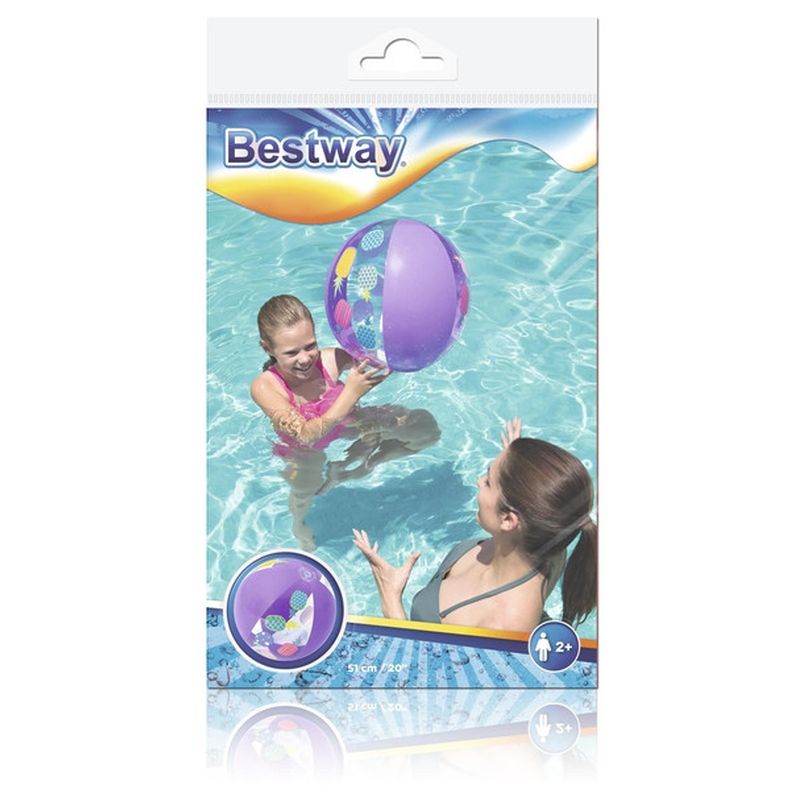 Bestway - Designer Beach Ball 51cm - Purple