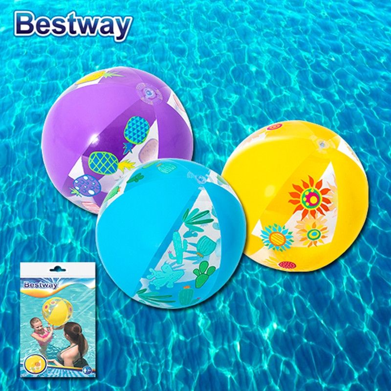 Bestway - Designer Beach Ball 51cm - Yellow