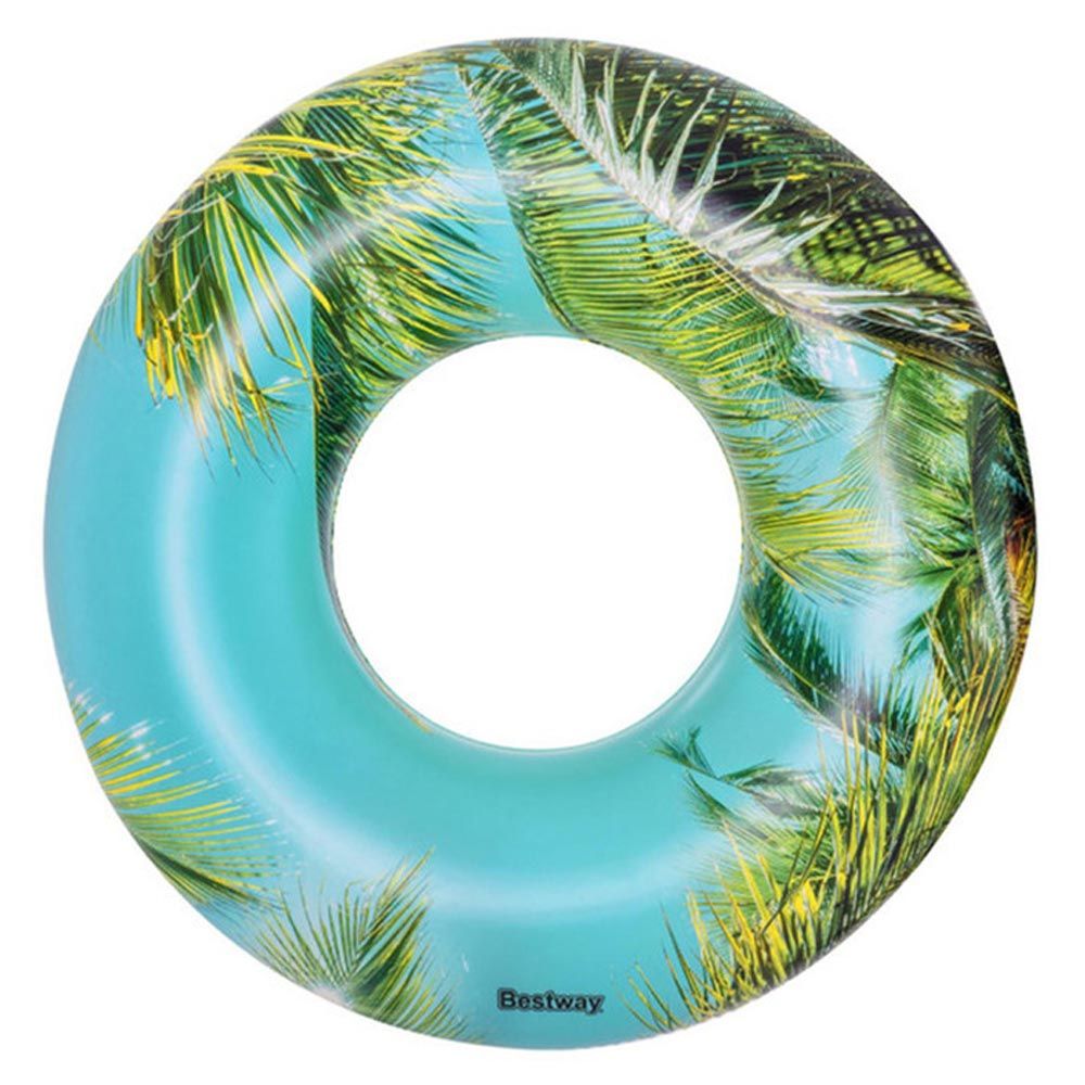 Bestway - Tropical Sunset Swim Ring 119cm - Green - Inflatable Pool Ring