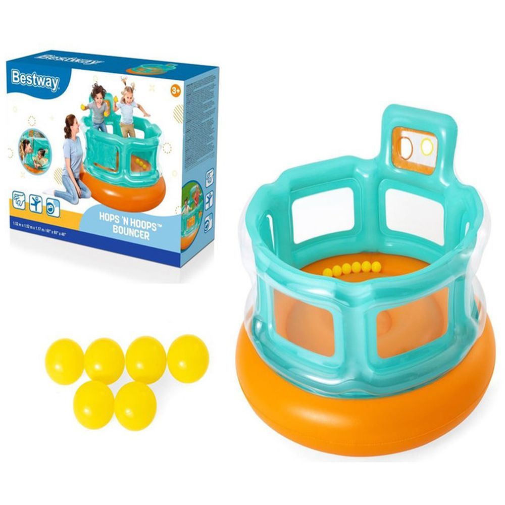 Bestway - Up In & Over Hops N Hoops Bouncer