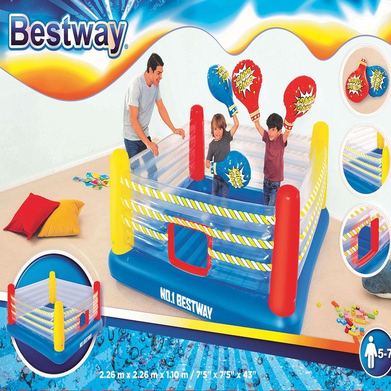 Bestway - Boxing Ring Bouncer 226 x 226 x 100cm