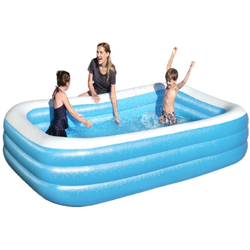 Bestway Deluxe Rectangular Family Pool - Blue