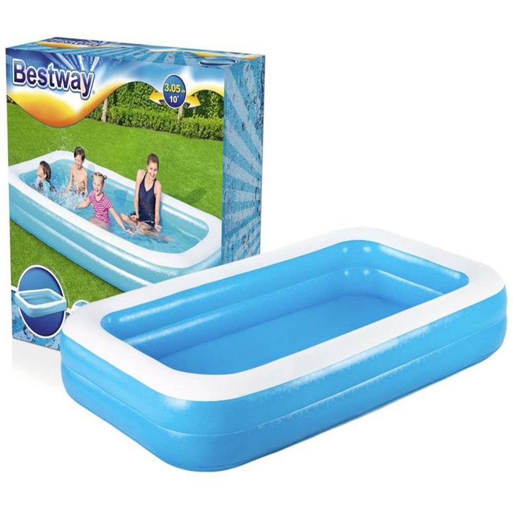 Bestway - Blue Rectangular Family Pool