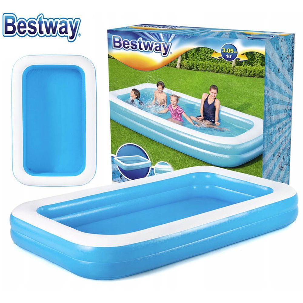 Bestway - Blue Rectangular Family Pool