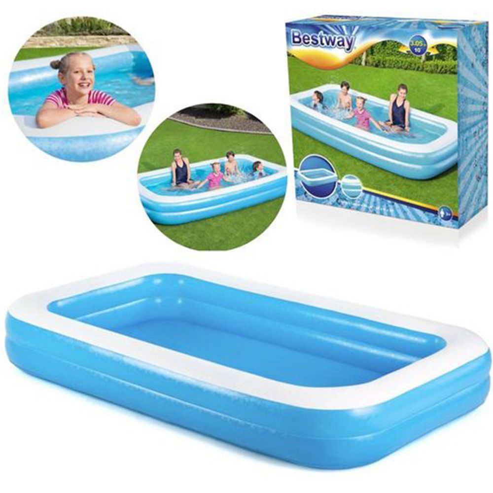 Bestway - Blue Rectangular Family Pool