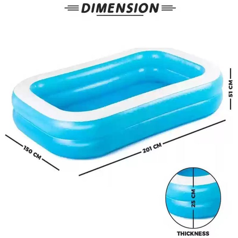 Bestway - Blue Rectangular Pool