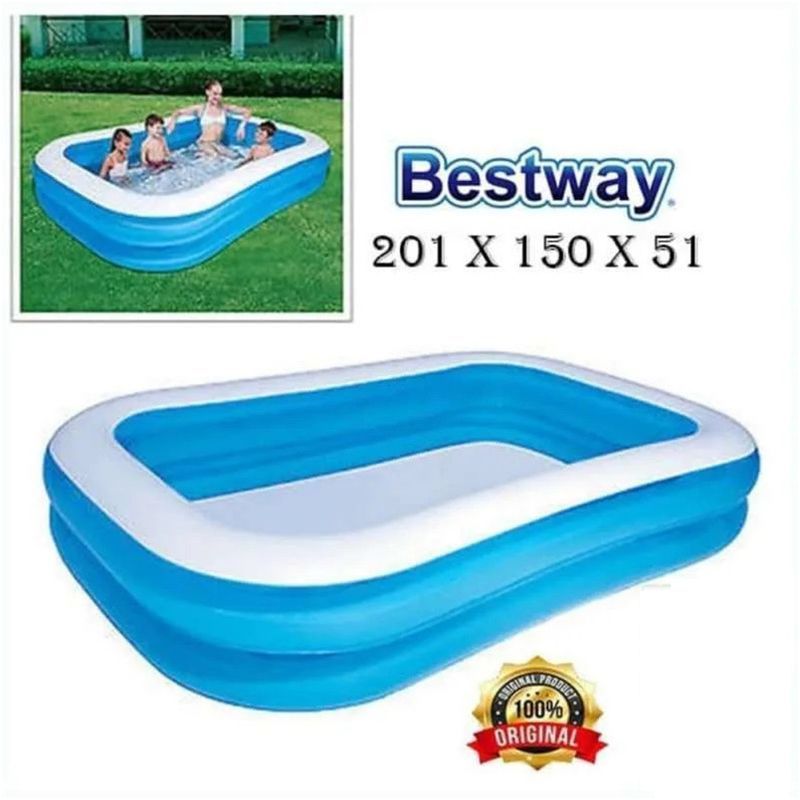 Bestway - Blue Rectangular Pool