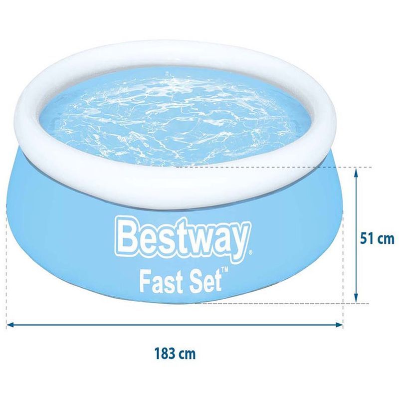 بيست واي - مجموعة مسبح فاست 6 × 20 إنش 1.83 م × 51 سم
