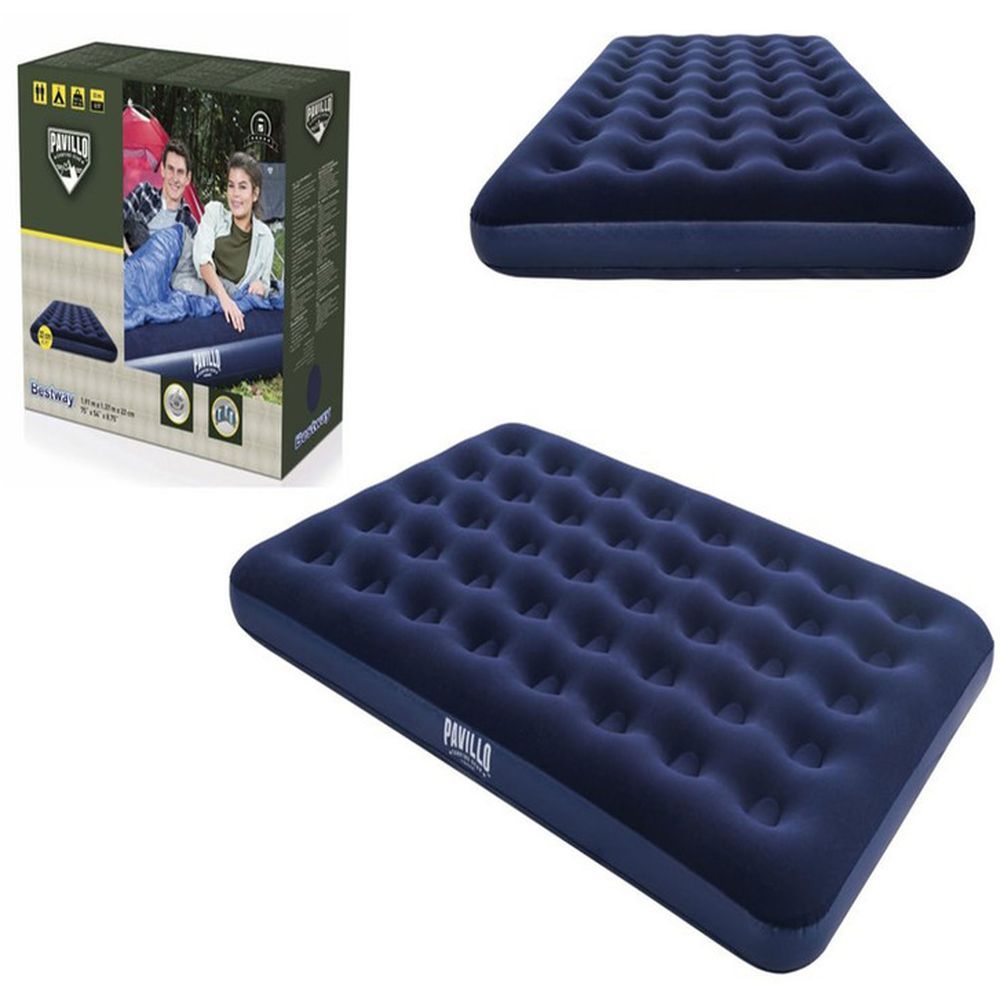 Bestway - Flocked Air Bed/Double 26-67002 - Blue