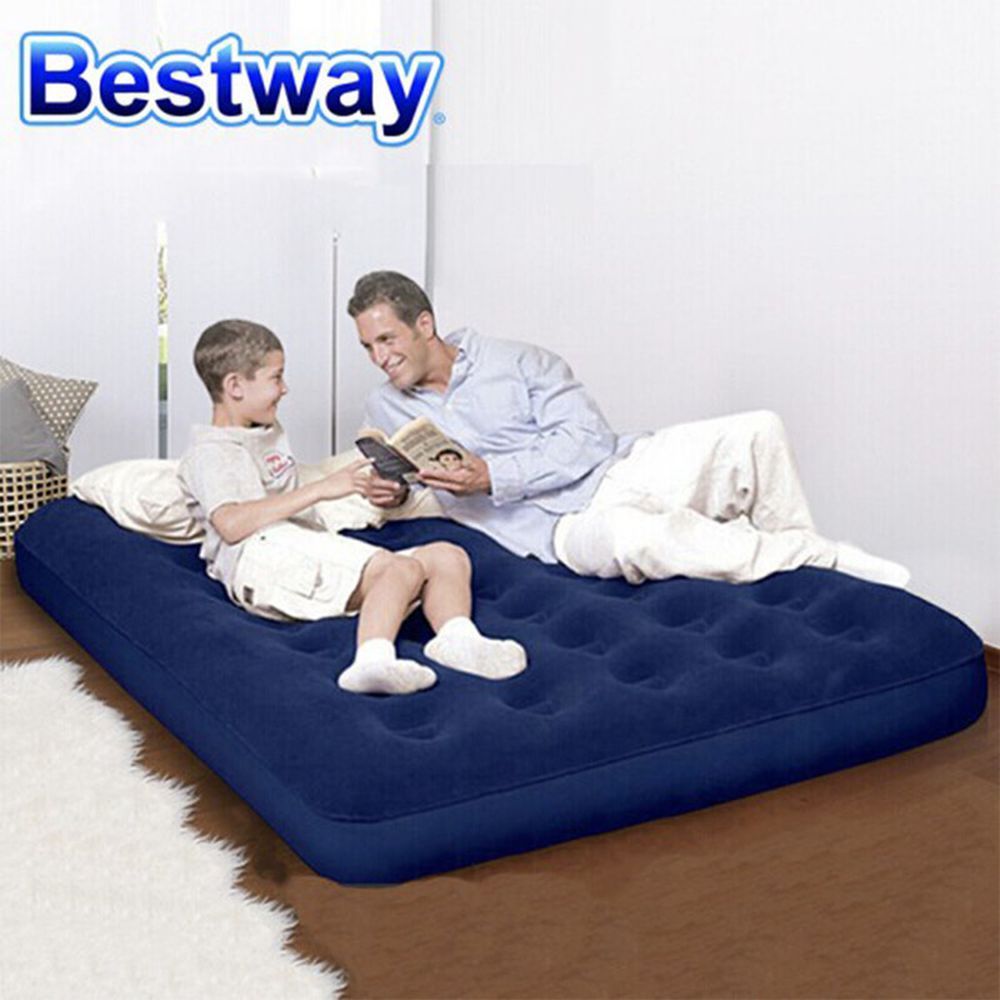 Bestway - Flocked Air Bed/Double 26-67002 - Blue