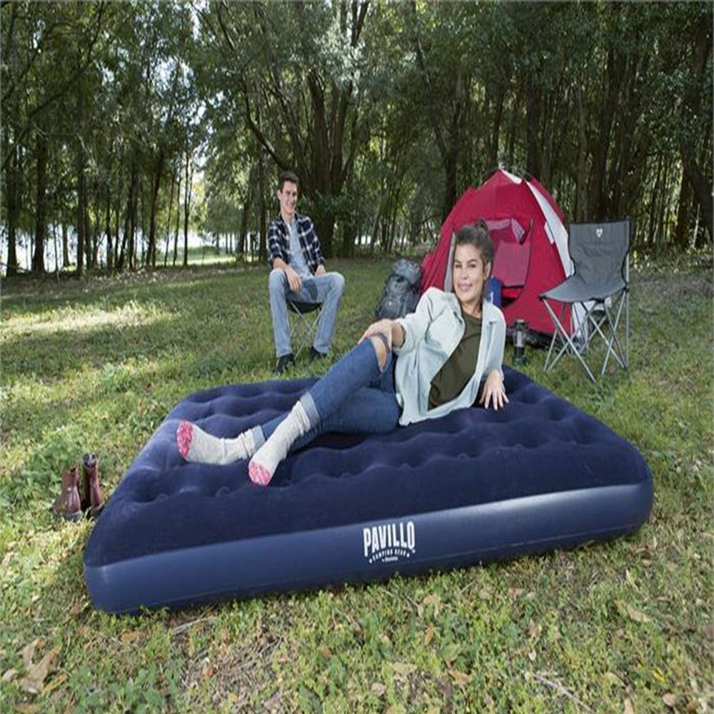 Bestway - Flocked Air Bed/Double 26-67002 - Blue