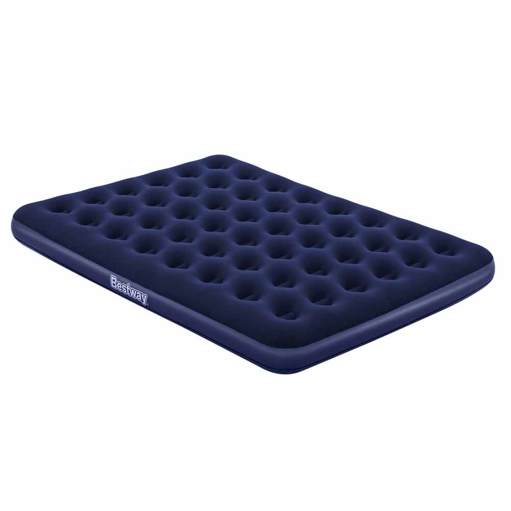 Bestway - Flocked Air Bed/Queen 26-67003 - Blue