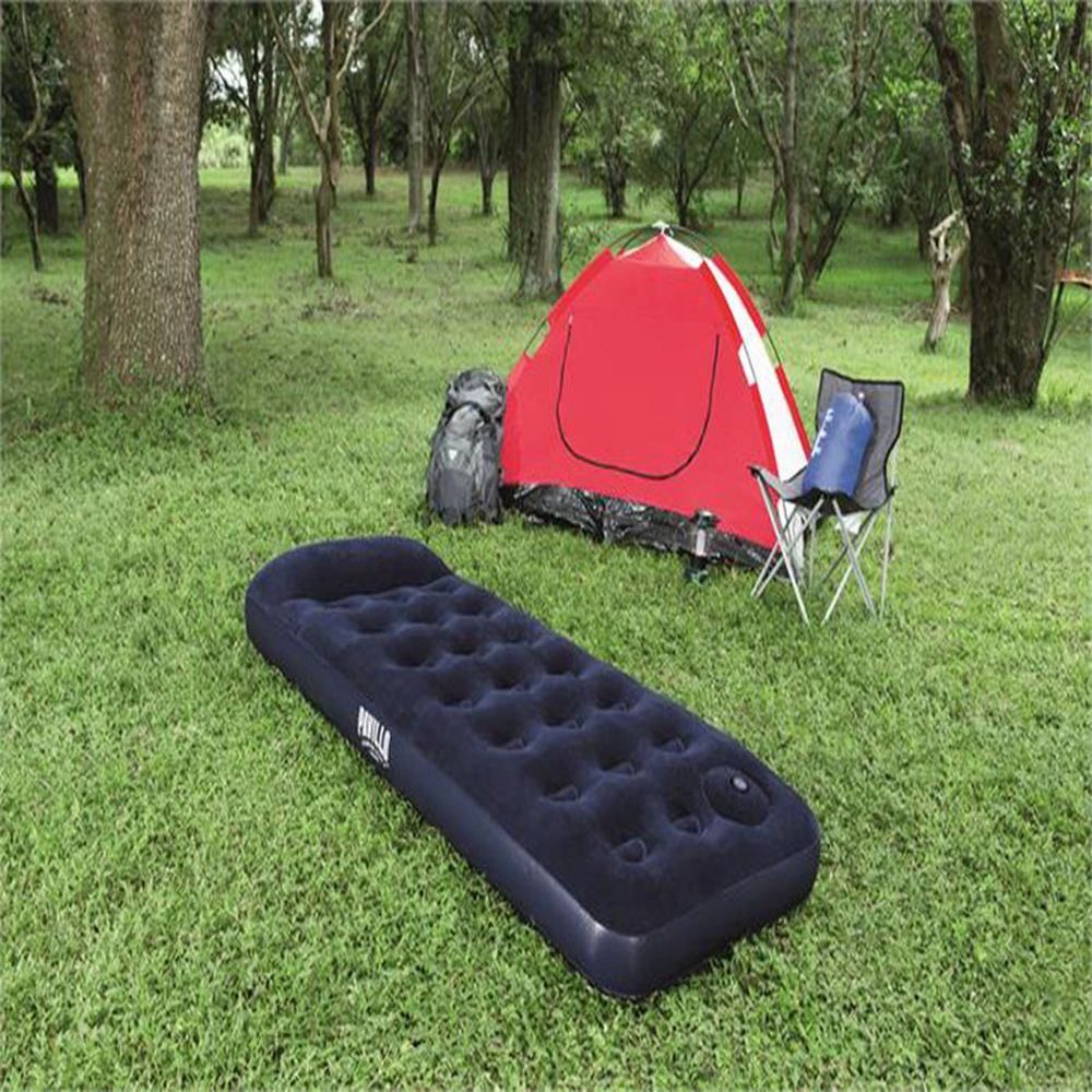 Bestway - Pavillo Airbed Jr.Twin Built-In Foot Pump - Blue