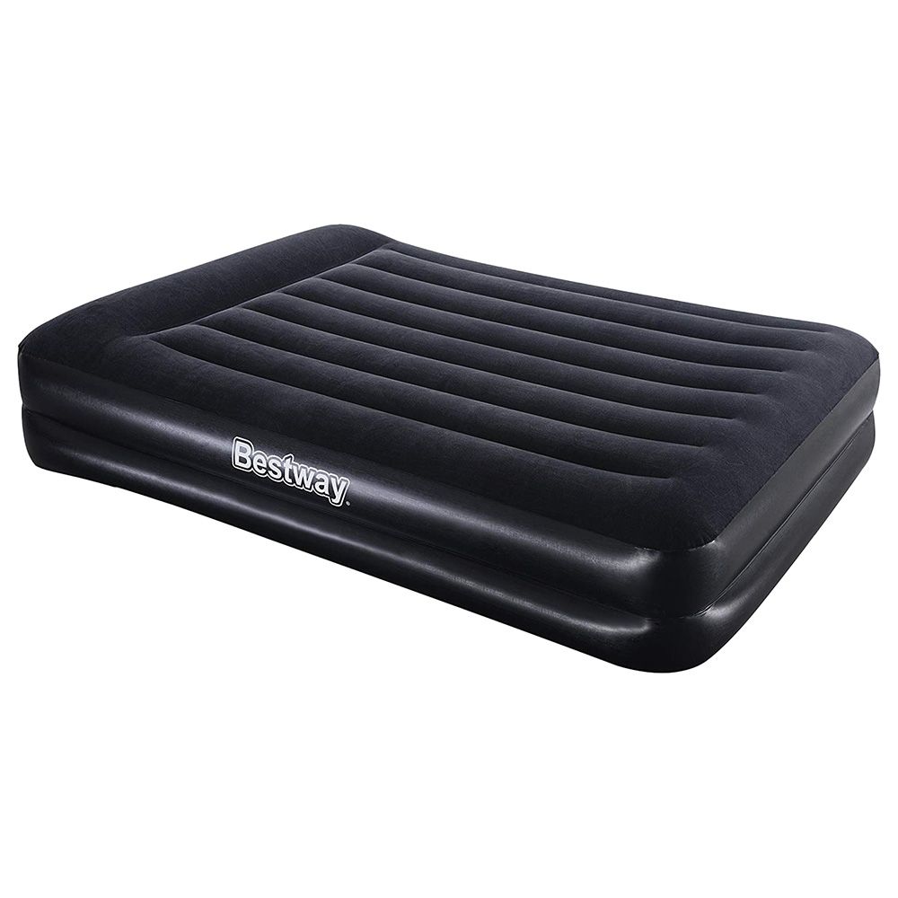 Bestway - Tritech Airbed Queen Built-In Ac Pump - Black