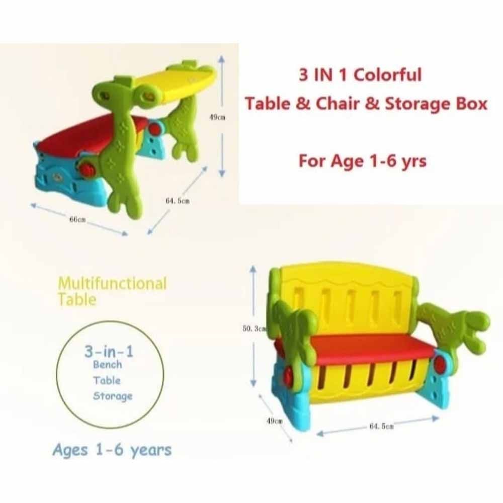 Plastic Sofa & Study Table & Storage Box