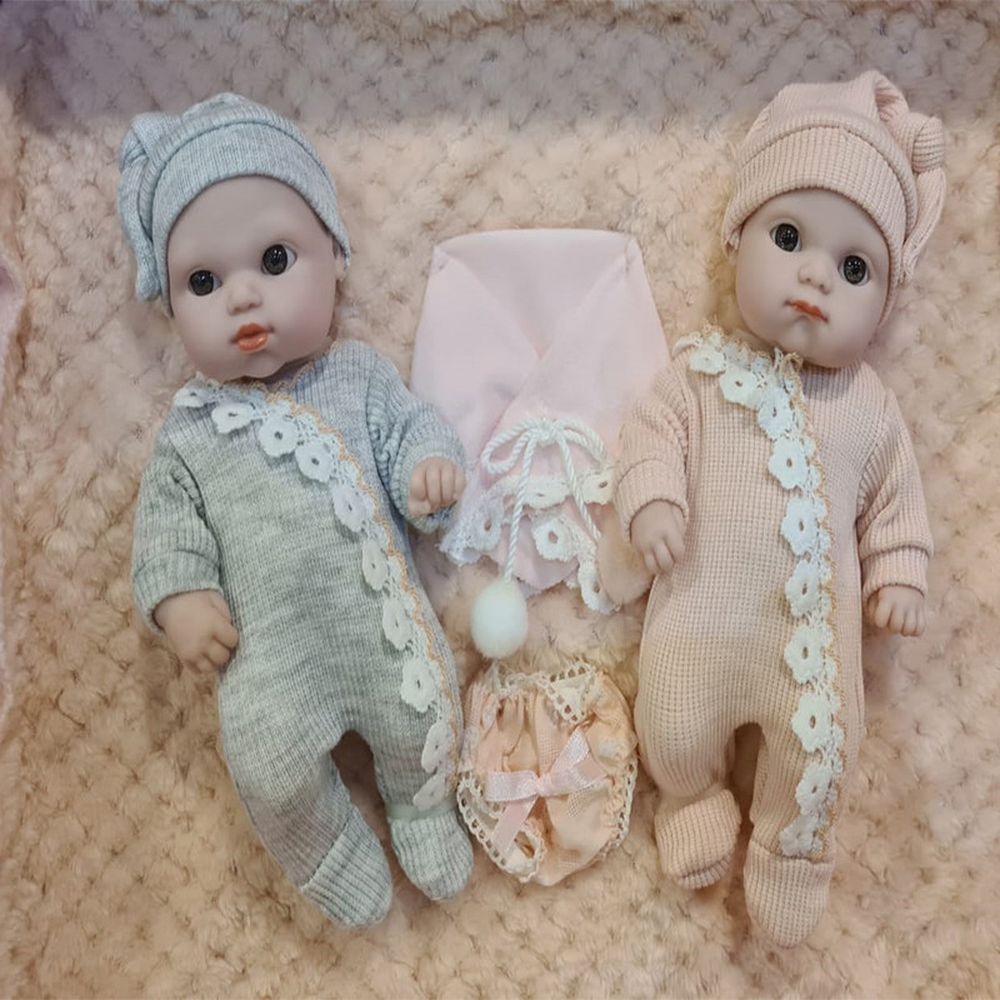 Basmah - 2 Baby Dolls So Lovely Set - 8"