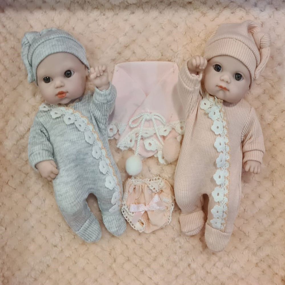 Basmah - 2 Baby Dolls So Lovely Set - 8"