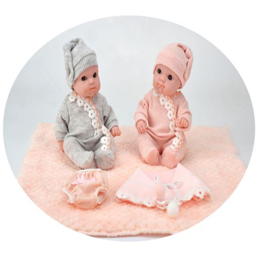 Basmah - 2 Baby Dolls So Lovely Set - 8"