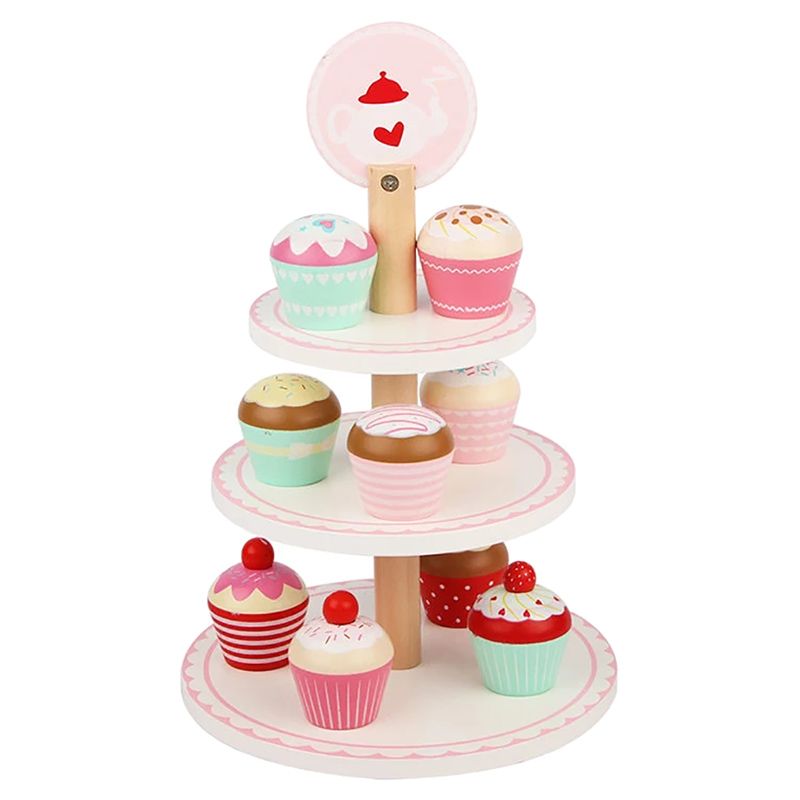 Basmah - Wooden Cupcake Set