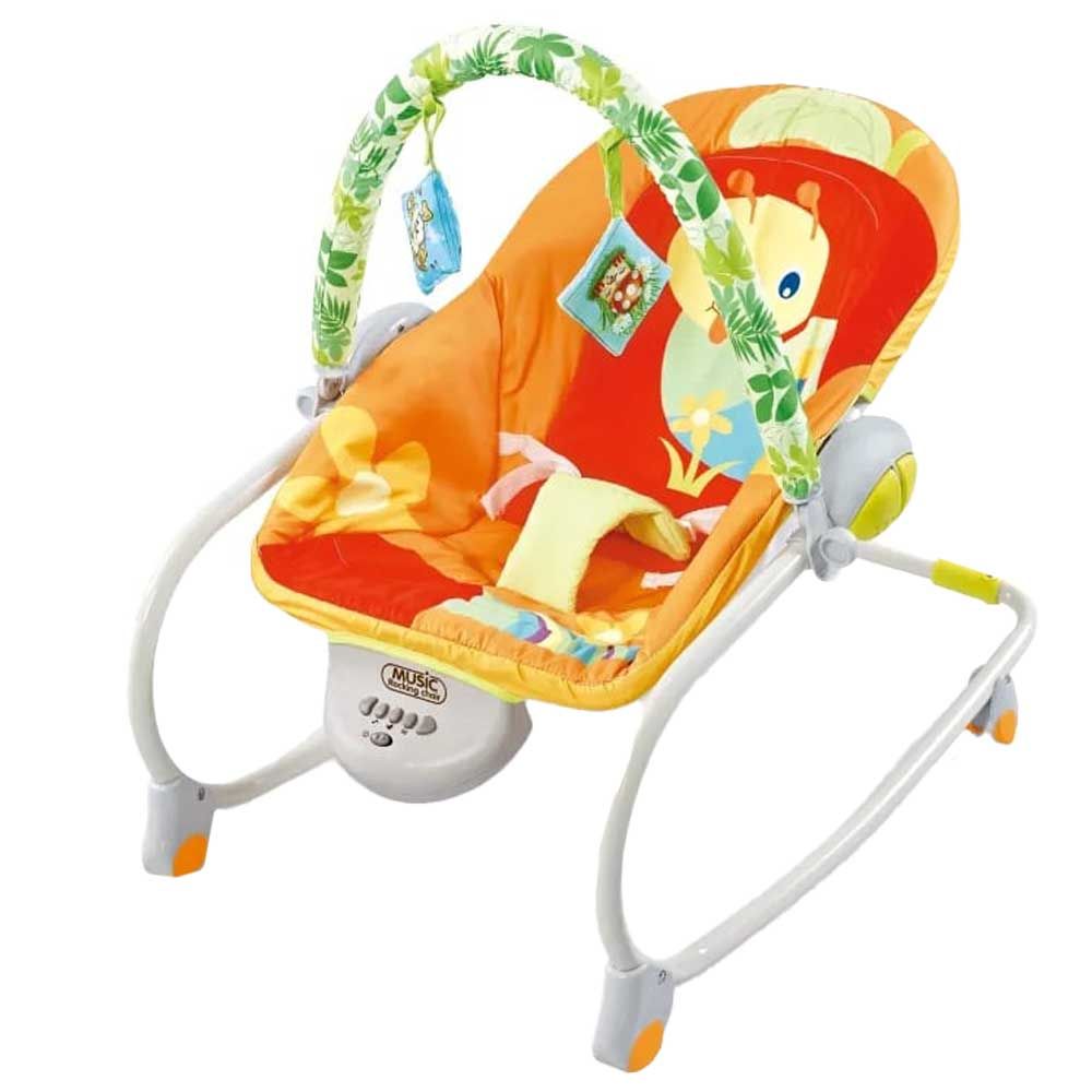 Baby Love Rocking Chair W/Music - Orange