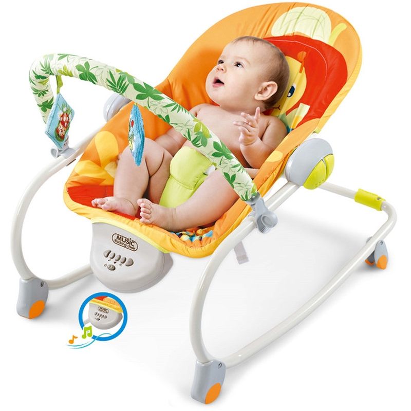 Baby Love Rocking Chair W/Music - Orange