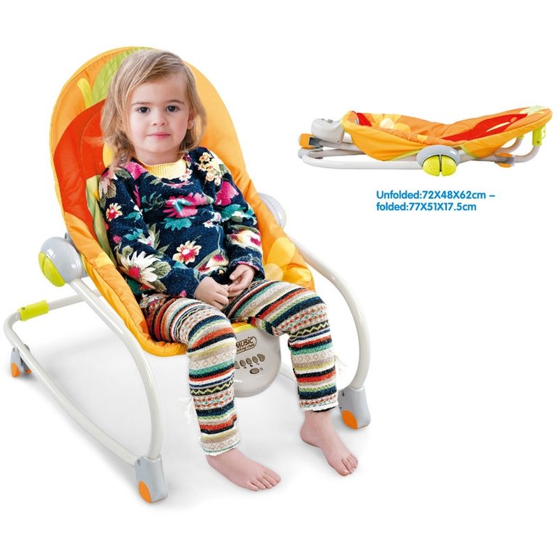 Baby Love Rocking Chair W/Music - Orange