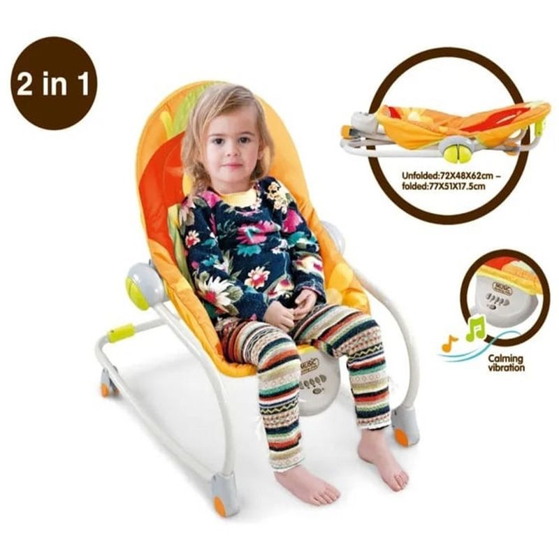 Baby Love Rocking Chair W/Music - Orange