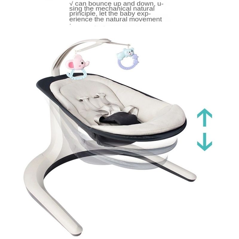 Baby Love - Cradle Chair Musical With Toys - Grey