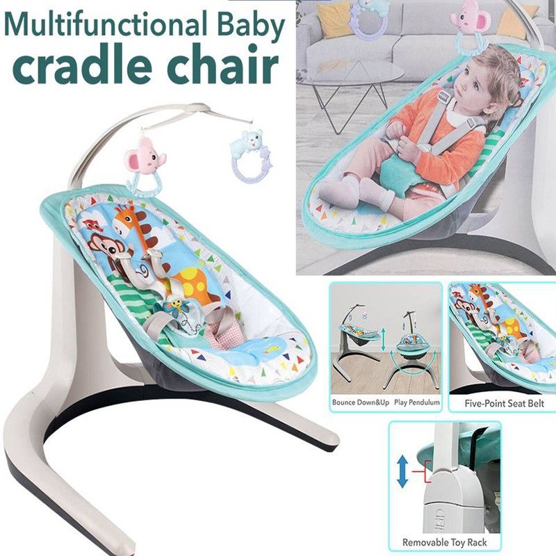 Baby Love - Cradle Chair Musical With Toys - Grey