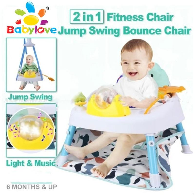 Baby Love - 2-in-1 Baby Fitness Dining Chair - Green