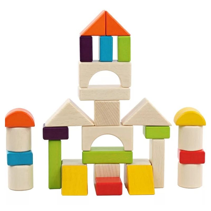 Baby Love - Wooden Building Blocks Shape Colour Exercise 30pcs