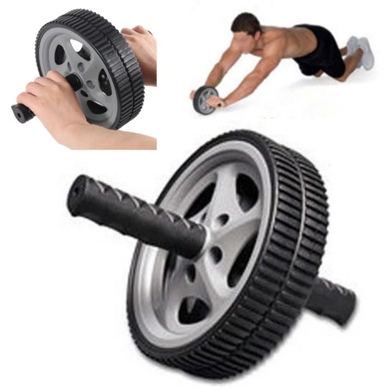 Body Builder - Sport Abs Rolling Wheel Double - Yellow