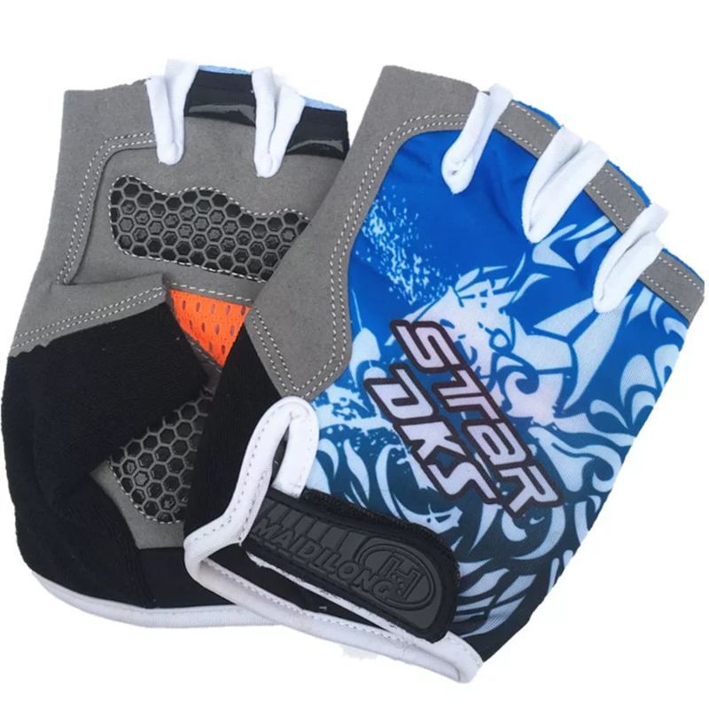 Body Builder - Weightlifting & Gym Gloves - Blue