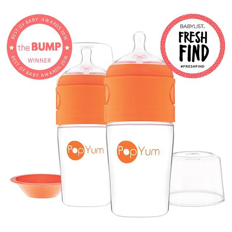 PopYum - Dispenser Baby Bottles Pack of 2 - 260ml