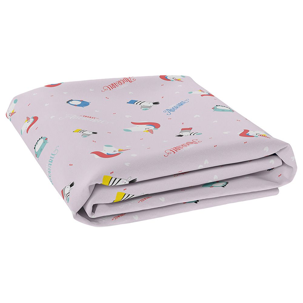 Rabitat - 100% Organic Cotton Fitted Crib Sheet - Totally Adorable