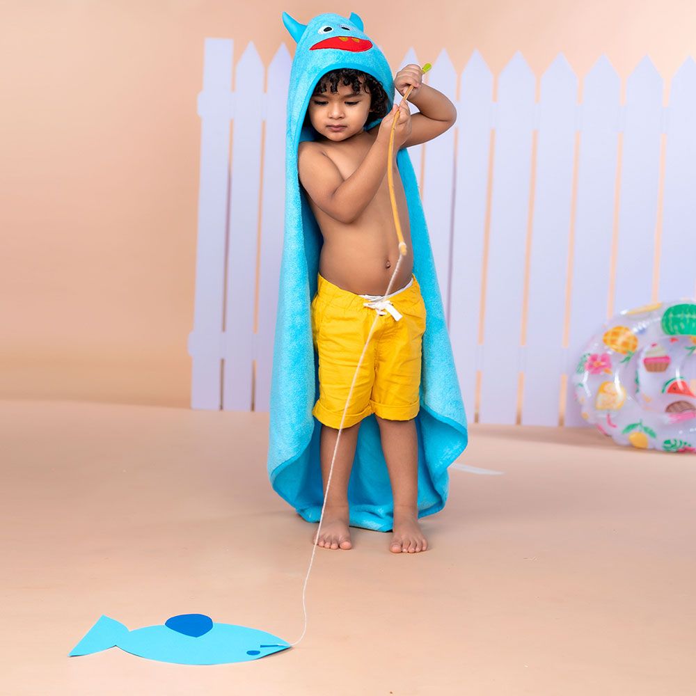 Rabitat - Amazonia Kids Hooded Towel - Monster