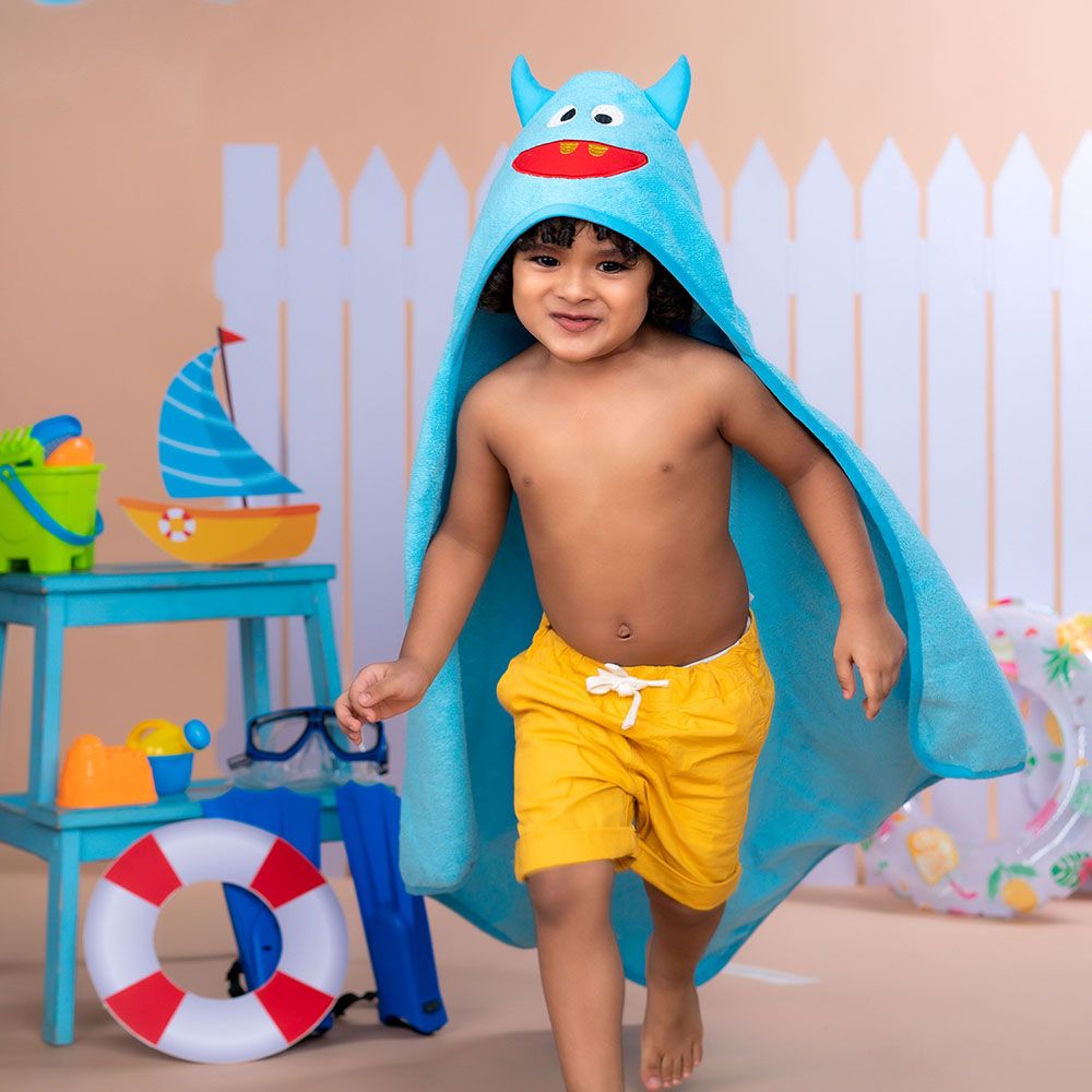 Rabitat - Amazonia Kids Hooded Towel - Monster