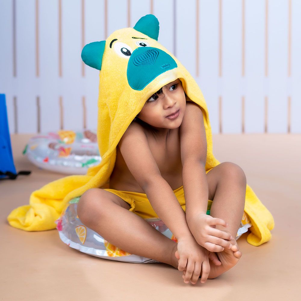 Rabitat - Amazonia Kids Hooded Towel - Bear