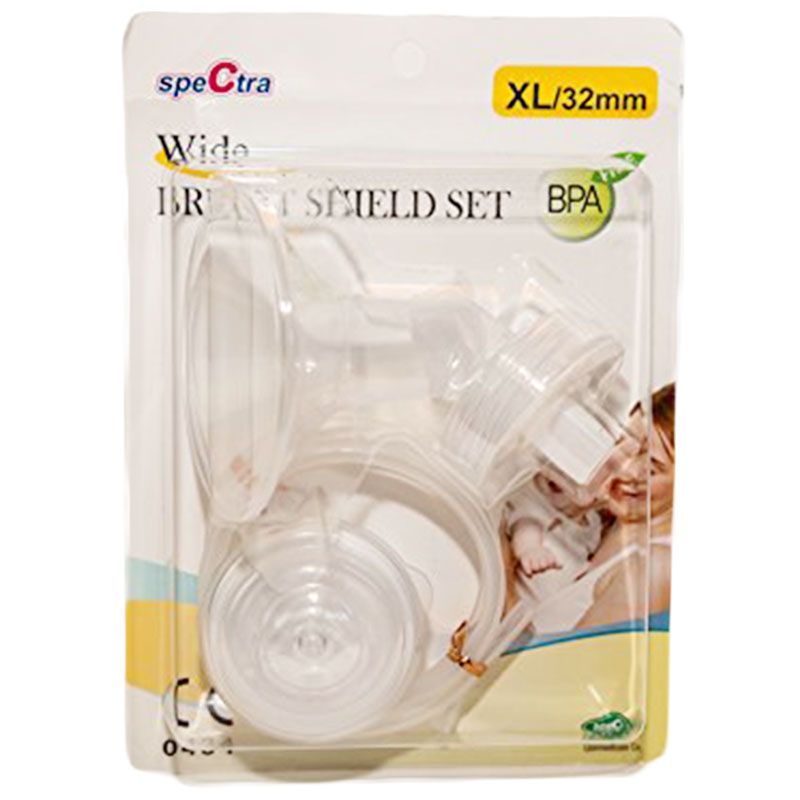 Spectra Baby - Premium Wide Neck Breast Shield Set 32mm