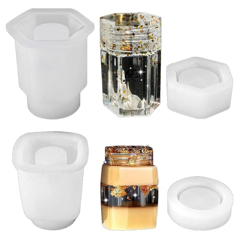 Graffiti Resin - Diy Jewellery Container Storage Box Pack Of 2