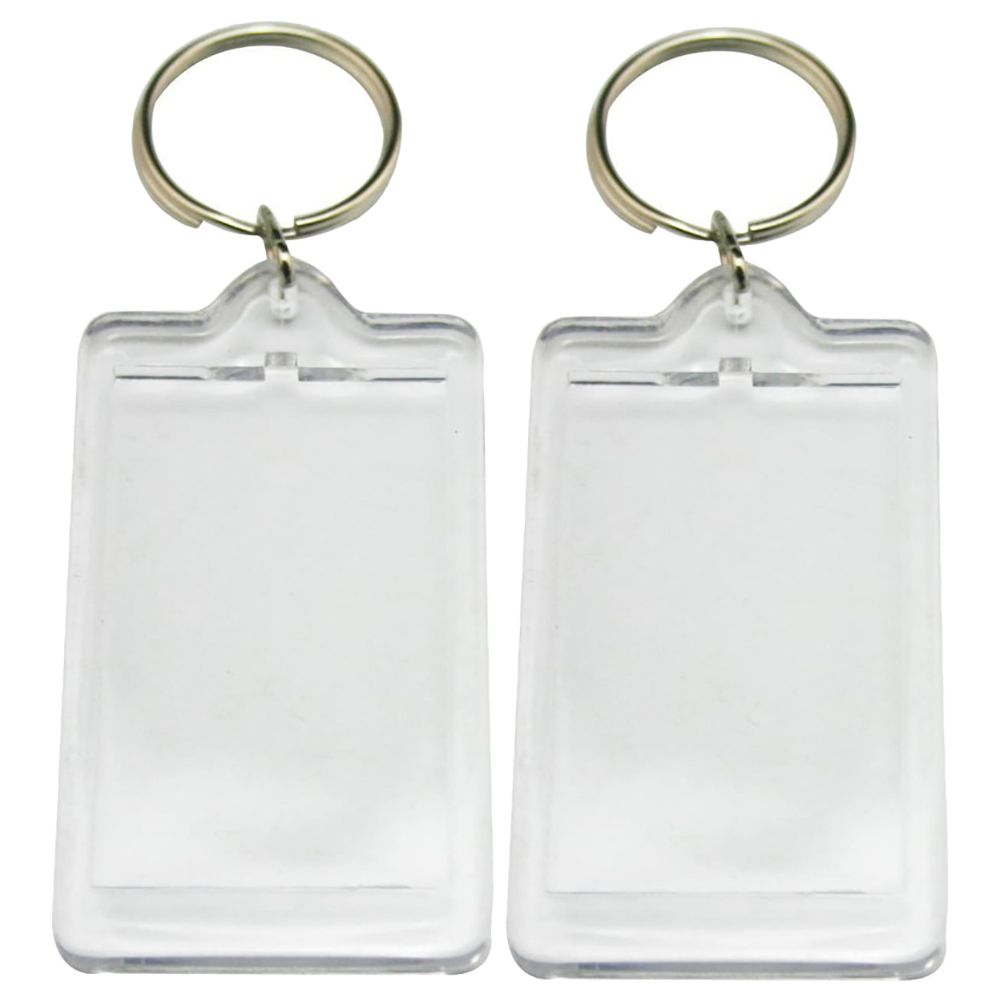 Graffiti Resin - Blank Insert Photo Picture Frame Keychain