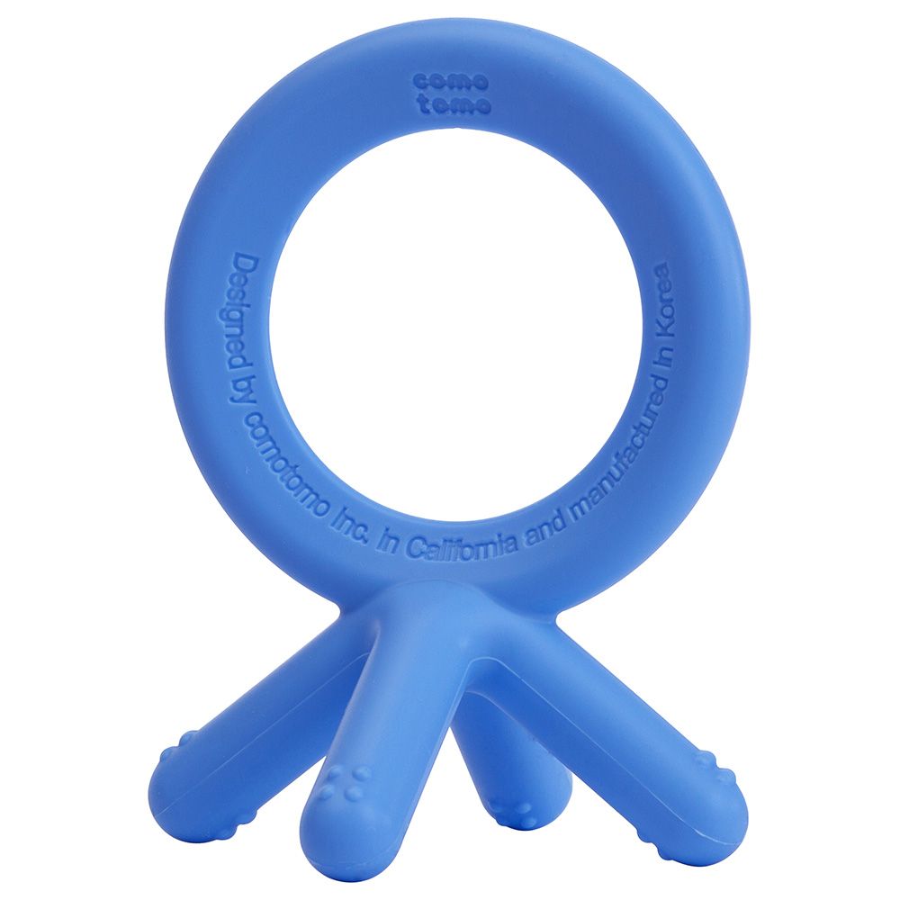 Comotomo - Silicone Teether - Blue