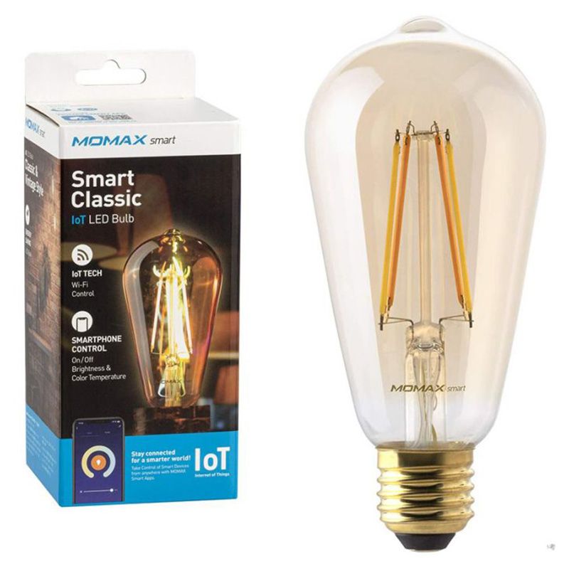 Momax - Smart Classic IOT LED Bulb WIFI 230V Edison