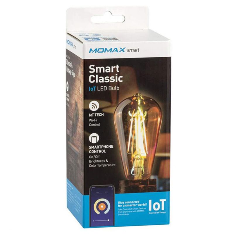 Momax - Smart Classic IOT LED Bulb WIFI 230V Edison