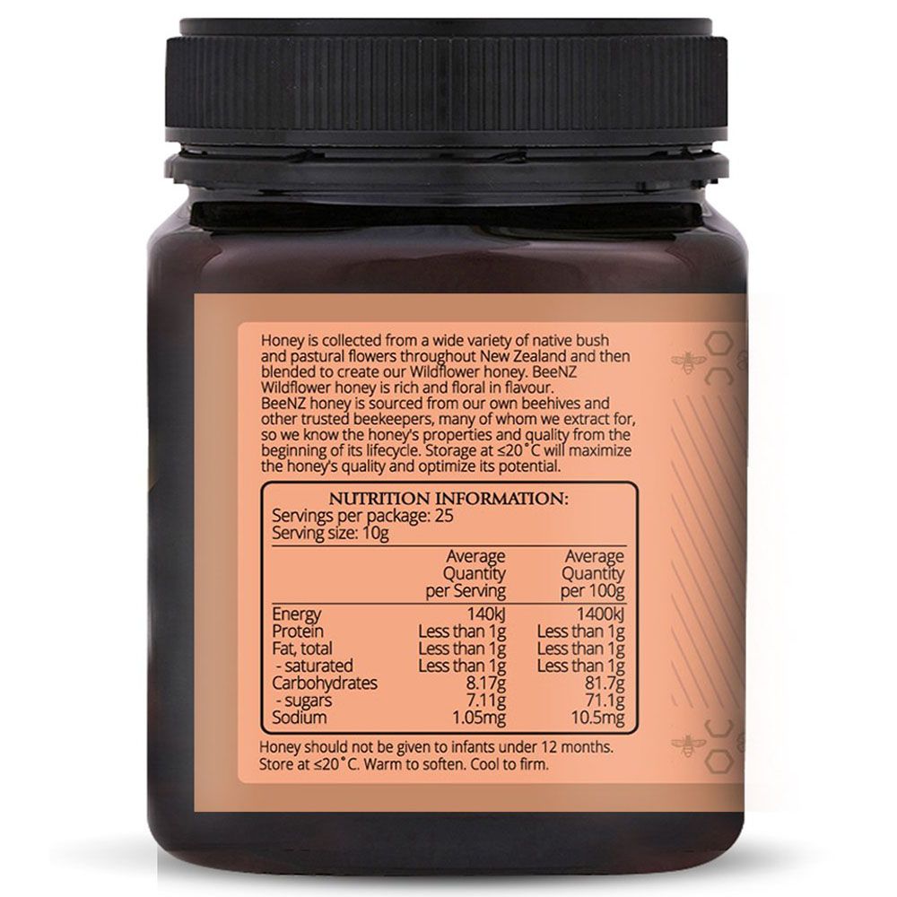 BeeNZ - Wildflower Honey 250g