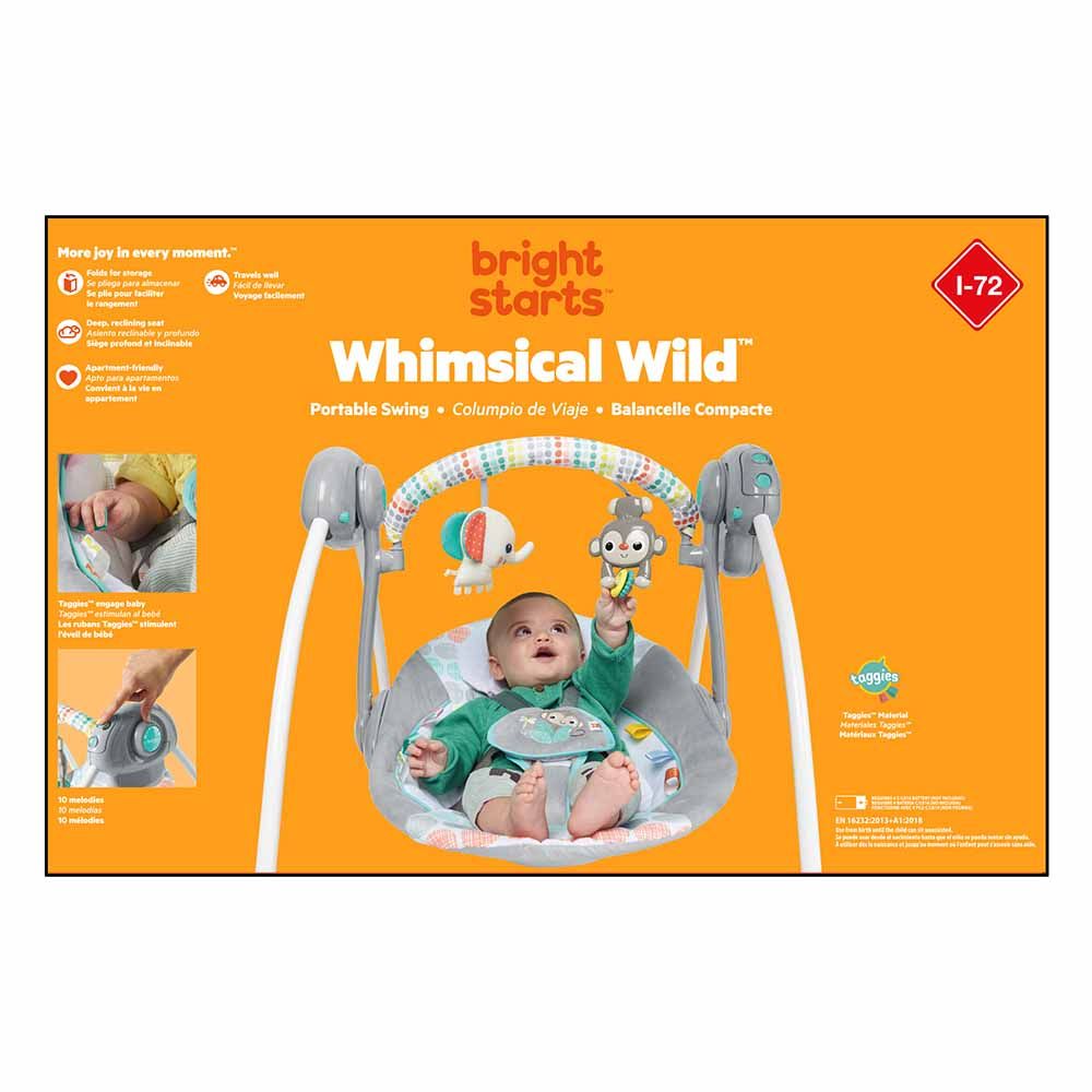 Bright Starts - Whimsical Wild Portable Swing