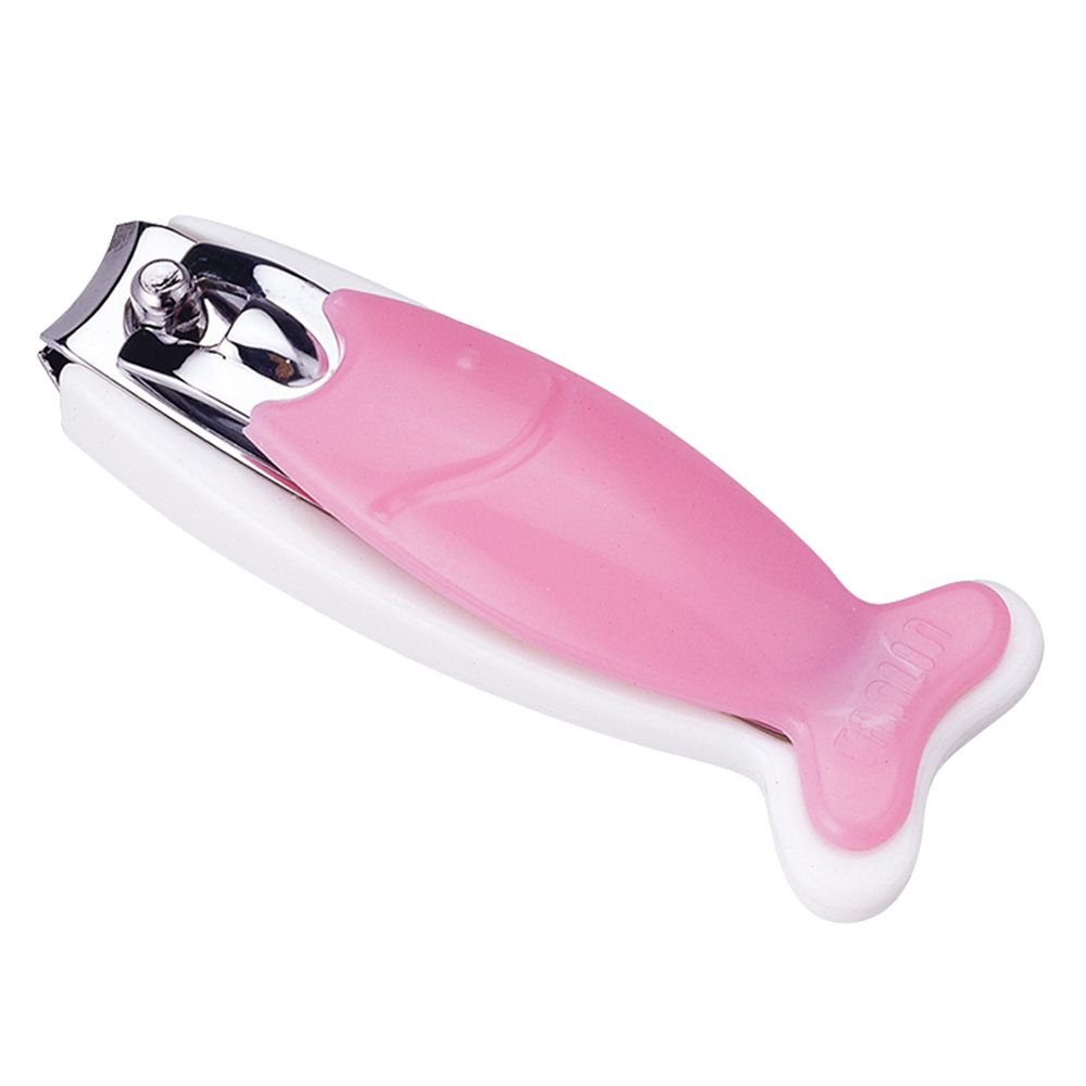 Farlin - Fish Shape Nail Clipper - Pink